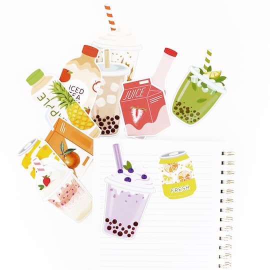 Cute Drink Die Cut Stickers by Recollections™